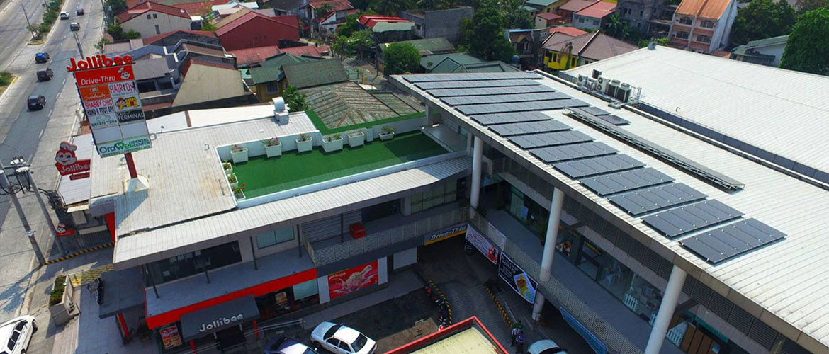 The Green Solar Trip of Jollibee Fried Chicken Shop